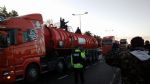 Salford Barton Moss campaigners lock on to lorries